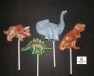 556sp Jungle Park Dinosaurs Chocolate or Hard Candy Lollipop Mold